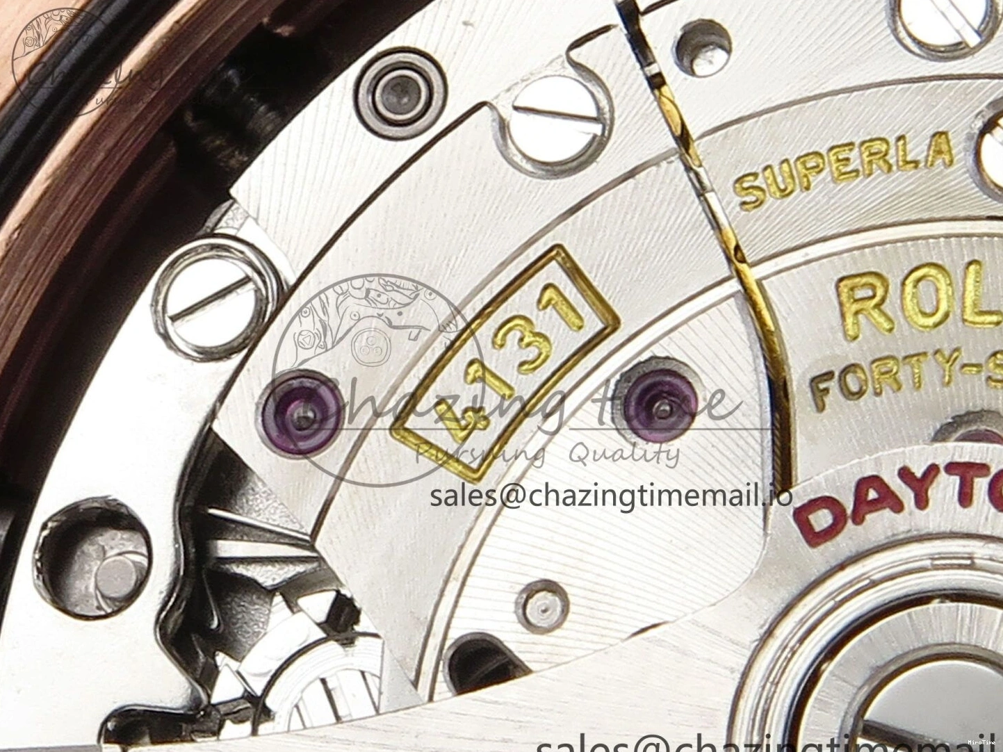 MiroTime 0215 EyeCatching Daytona 126505 QF 1:1 Best Edition Black RG Diamonds Dial on RG Braclet SH4131 V 715